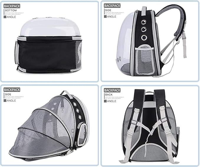 Bubble Backpack Carrier Airline-Approved Expanded Pet Backpack Carrier