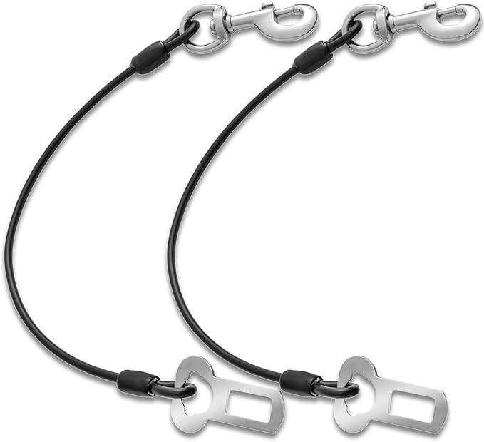 Dog Car Harnesses.Dog Car Seatbelt Made of Coated (32 inch/80