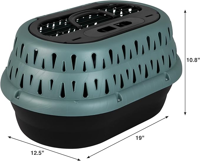 Petmate Two Door or Top Load Pet Kennel Carrier for Pets up to 10 Pounds 19 Inches