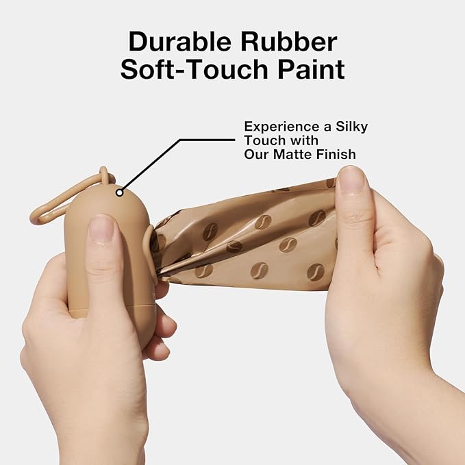 VETRESKA Dog Waste Bag Dispenser with Coffee Scent 1 Bag 105 Bags (7 Refill