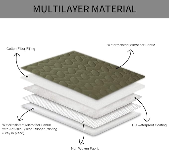 Ameritex Pet Bed Cover Dog Bed Blanket for Sofa and Furniture Waterproof New Pattern Design (30x70 Inch