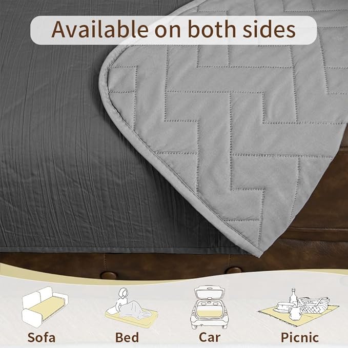 Ameritex 100% Waterproof Dog Bed Blankets double Sided