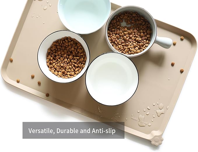 Hoki Found L Silicone Pet Food Mats Tray