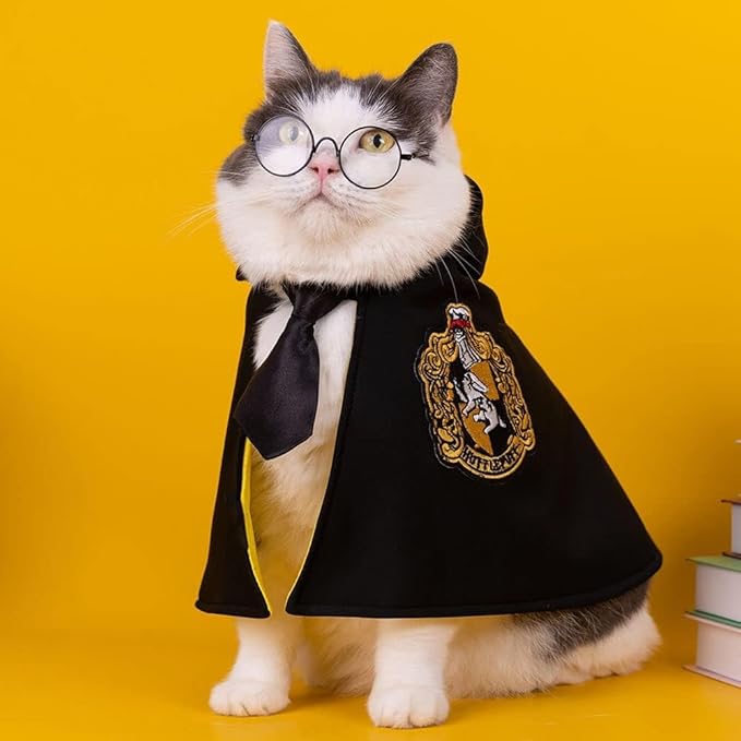 Cat Costumes 3 Piece Set with Glasses and Neckties