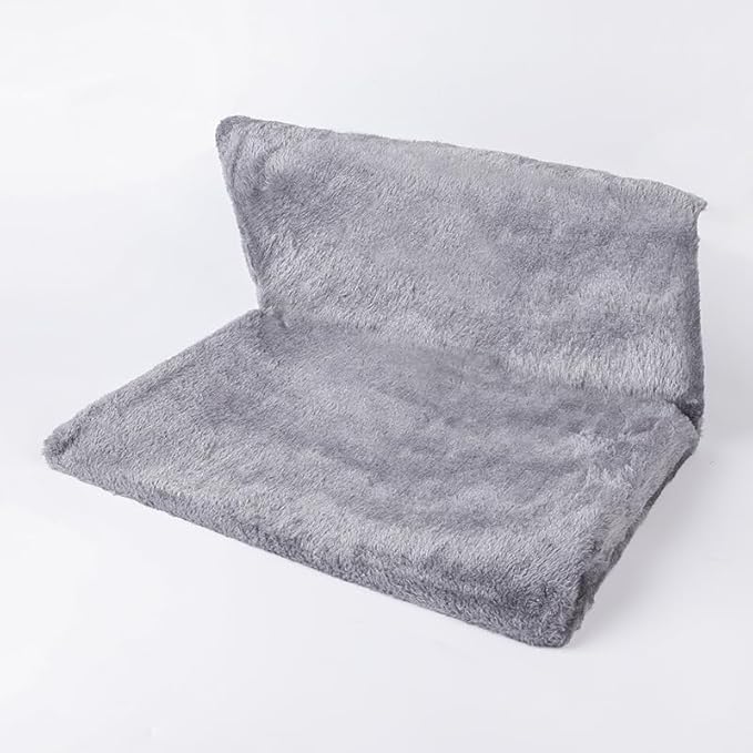 Generic Premium Grey Faux Fur Cat Hammock