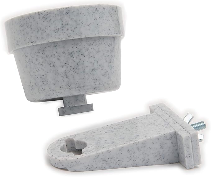 Lixit Quick Lock Removable Dog Kennel Bowls for Wire and Soft Sided Crates (10oz Wire Crate