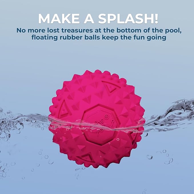 Best Pet Supplies Squeaky Rubber Toy for Dogs Durable Non-Toxic Perfect for Aggressive Chewers Spiked for Dental Health Interactive Dog Toy 2 - 3.5")