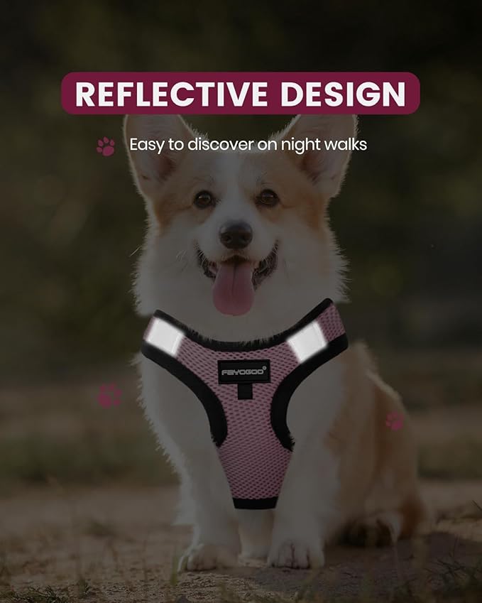 FAYOGOO Service Dog Vest for Small Breed 6PCS Removable