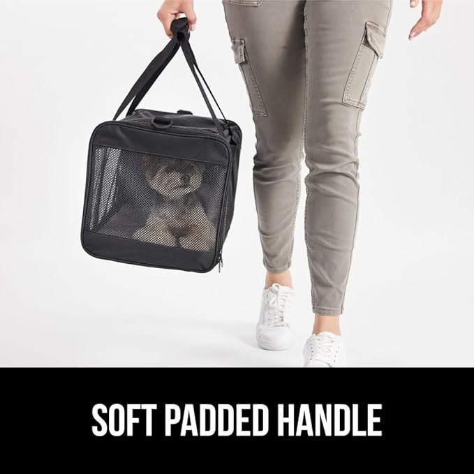 Gorilla Grip Airline Travel Cat Carrier Bag Up to 15 Lbs