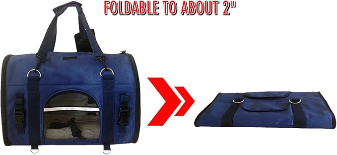 6-in-1 STURDY Pet Carrier Backpack 14-16" Long