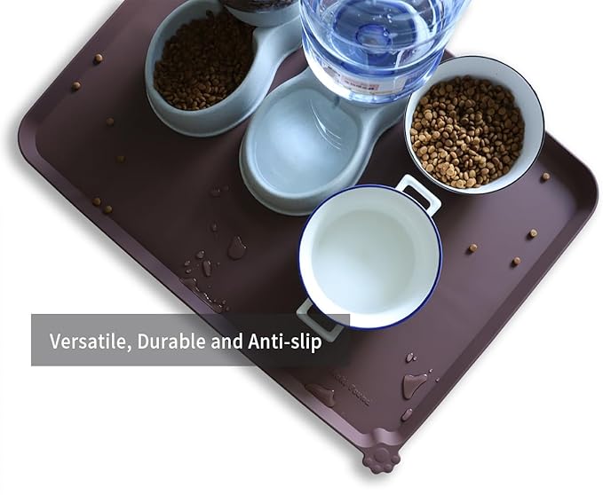 Hoki Found X-Large Silicone Pet Food Mats Tray