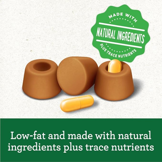 Greenies Pill Pockets for Dogs Capsule Size Natural Soft Dog Treats with Real Peanut Butter (6) 7.9 (180 Treats)