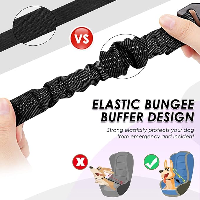 SlowTon Dog Car Seat Belt 1 Pack)