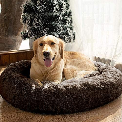 MFOX Calming Dog Bed (L/XL/XXL/XXXL) for Medium and 25/35/55/100lbs