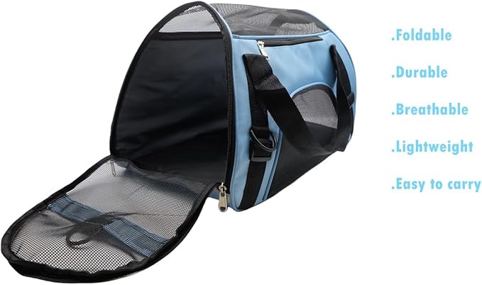 Pet Carrier Airline Approved Cat Carrier Dog Carrier for Medium Small Cats Small Puppy Kitten