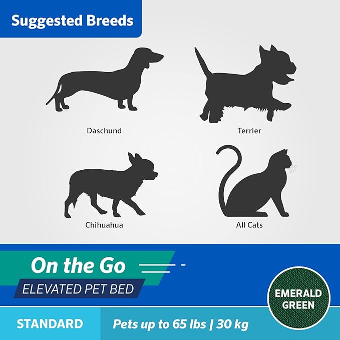 COOLAROO On the Go Cooling Elevated Dog Bed