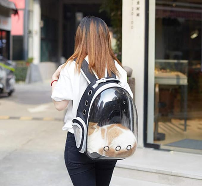 Magik Astronaut Pet Cat Dog Kitten Puppy Carrier Backpack Travel Full-View Breathable Bag Case Capsule for Small Dog and Cats