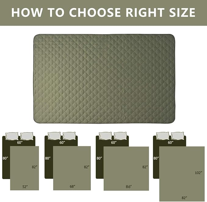 SPXTEX Dog Bed Cover Washable Pee Pads Dog Blankets for Puppy Large Dog Cat 1 Piece(68"x82",Amy