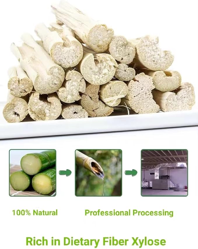 300g Snacks Sweet Bamboo Chew Toy for Rabbits Chew Sticks for Hamster Chinchilla Guinea Pig