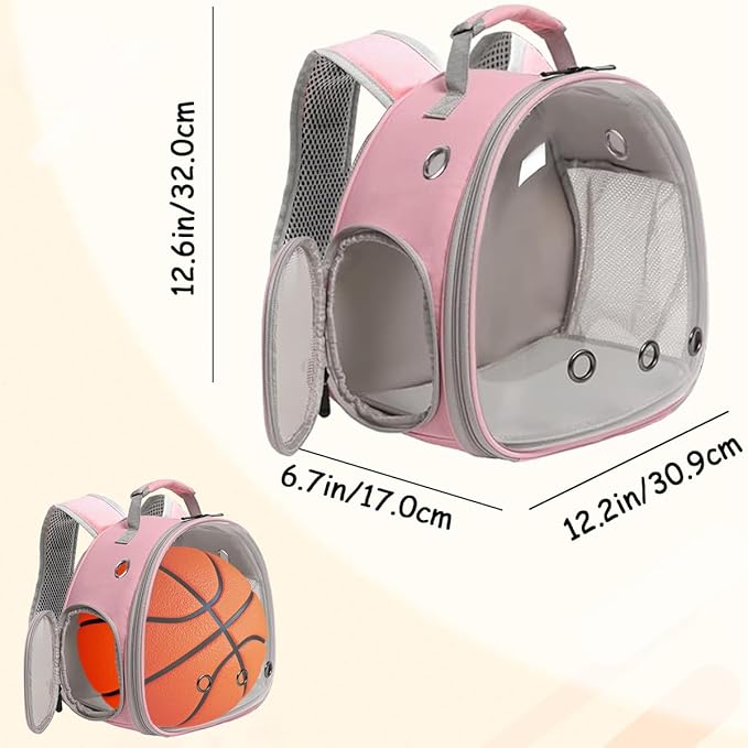 Guinea Pig Backpack, Space Capsule Bubble Window Small Animal Backpack for Guinea Pig, Bird Bunny Rabbit