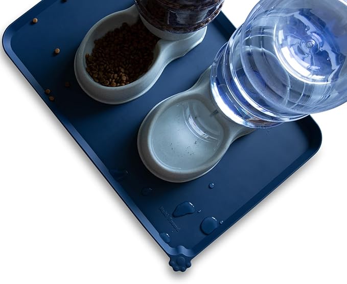 Hoki Found Large Silicone Pet Food Mats Tray