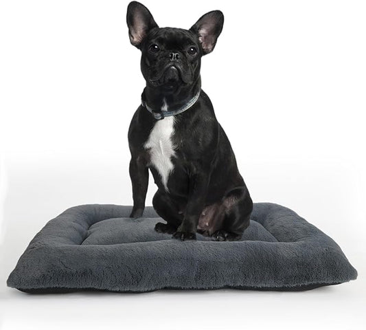 24 Inch Dog Crate Bed Orthopedic 24 x 18 Dark