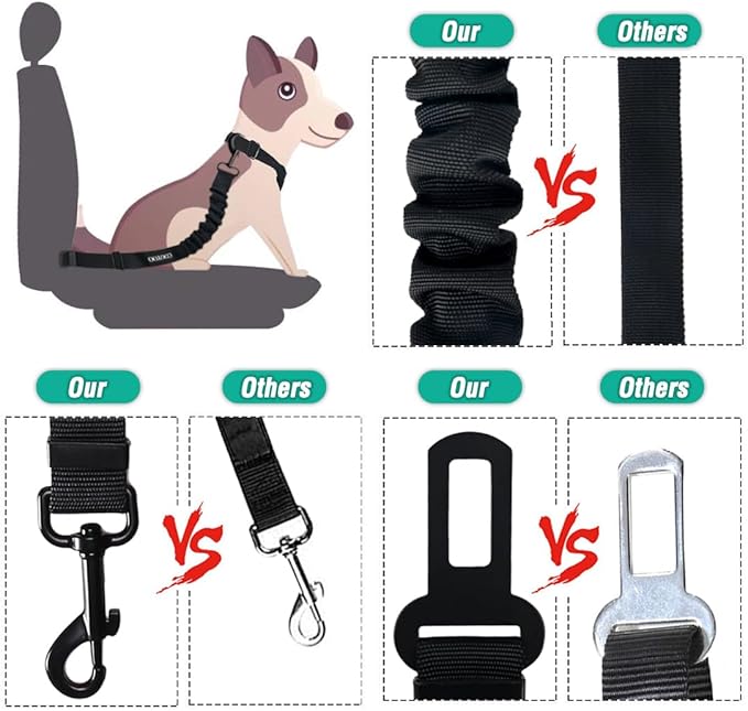 COOYOO Dog Seat Belt