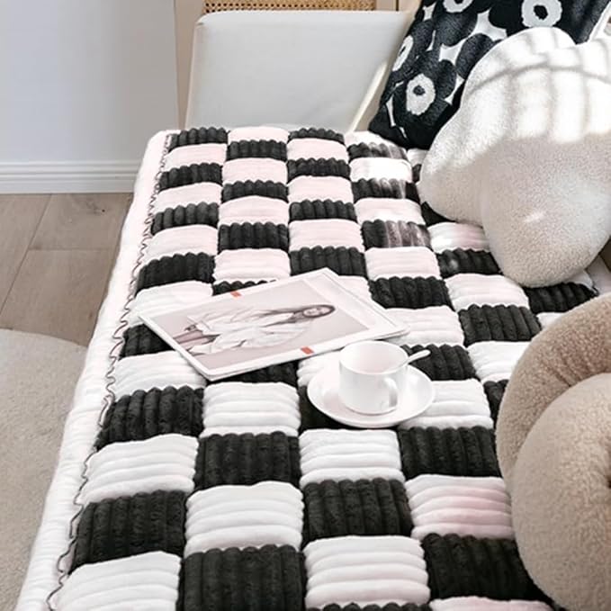 Washable Pet Bed Couch Cover,Funny Cat Mat Sofa Cover,Anti-Slip Dog Bed Sofa Cover,Pet Friendly Sofa Cover for Large Dogs (Black 70x150 cm/28 59in)