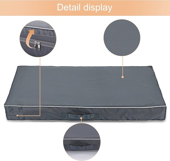 Chinchilla Waterproof Heavy Dog Bed Cover Washable