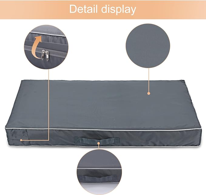 Chinchilla Waterproof Heavy Dog Bed Cover Washable
