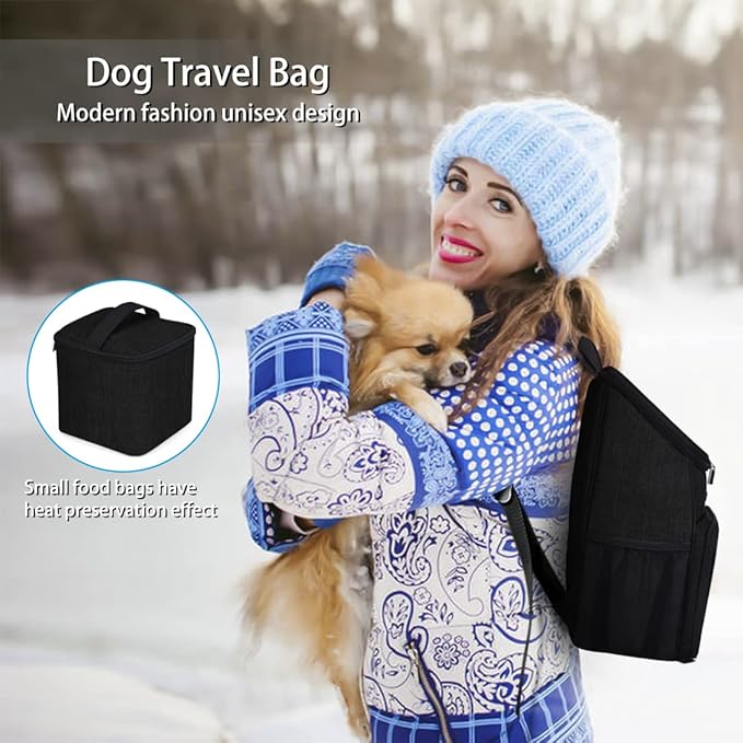 BAGLHER丨Dog Travel Bag 2 Silicone 2 Food