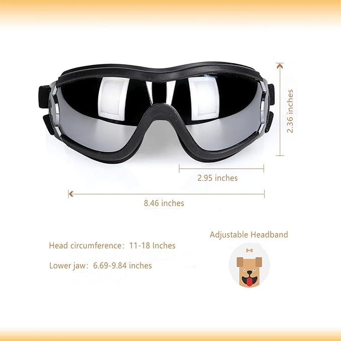 NVTED Dog Sunglasses Dog Goggles 2)
