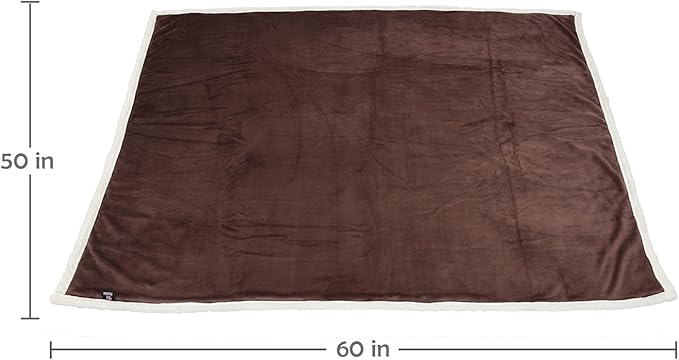Kritter Planet Brown Large Dog Blanket 50x60 inches