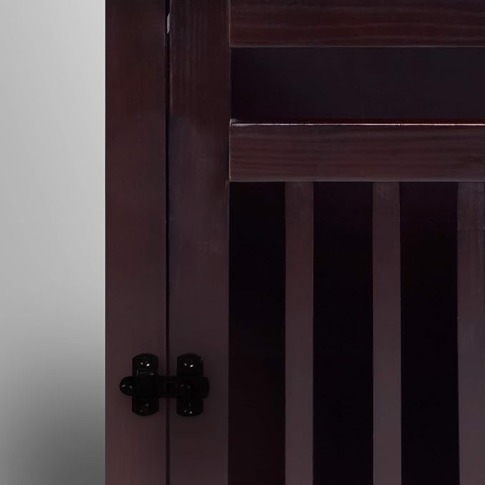 Casual Home Chappy Wood Slats Pet Crate 19.5"W x 22.5"D x 22.5"H, Espresso