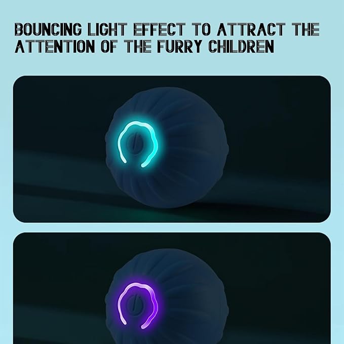 Trumoon Automatic Bouncing Ball Toy for Dog and Cat