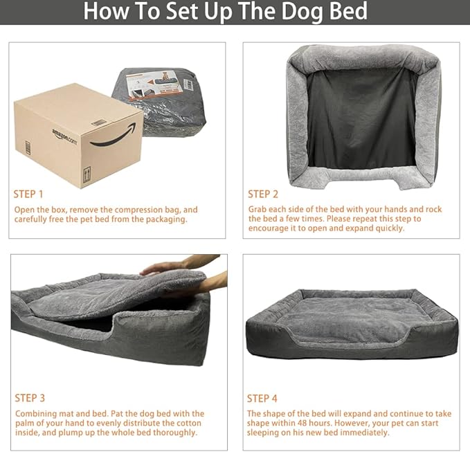 Dog Beds for Large Dogs Washable and Waterproof