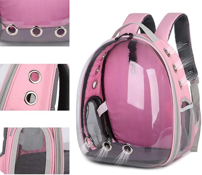 Magik Astronaut Pet Cat Dog Kitten Puppy Carrier Backpack Travel Full-View Breathable Bag Case Capsule for Small Dog and Cats