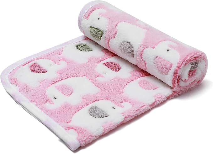 Cozy Flannel Pet Blankets Set of 3 – Ultra-Soft Fleece Throws for Dogs (20x30 inch)