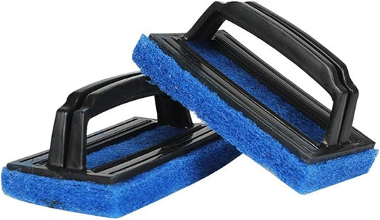 2 Pieces Fish Tank Scrubber Aquarium Cleaning Brush Fish Tank Cleaning Brush Glass Algae Scraper for Aquariums and Home Kitchen