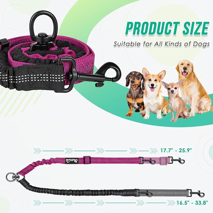 Two Dog Lead 2 in 1 Upgraded