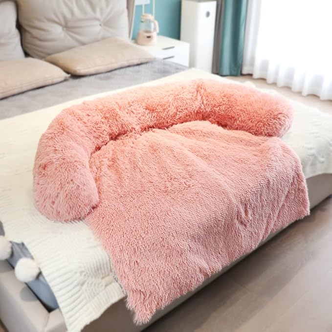 Calming Plush Dog Bed
