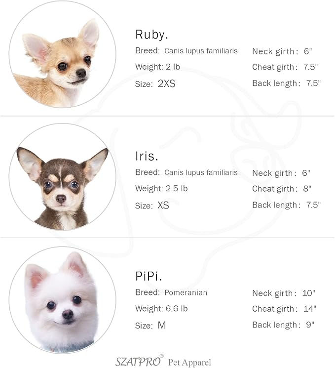 Striped Teacup Pet Dog T-Shirts 100% Cotton