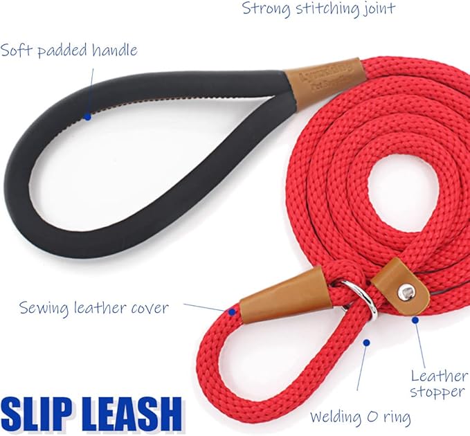 lynxking Dog Leash Slip Lead 5 6 8