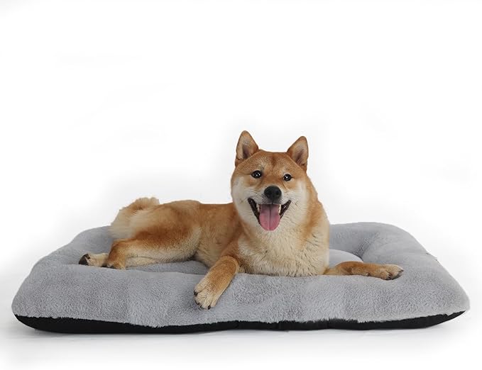 36 Inch Dog Crate Pad Washable Luxury Faux Fur 36 x 24 Soft 55 lbs