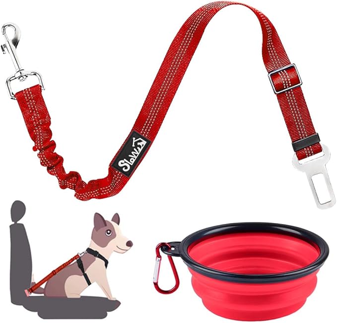 SlowTon Dog Car Seat Belt 1 Pack)