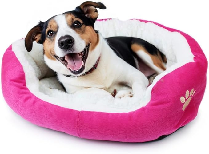 Barelove Round Dog Cat Beds Mattress Washable Pads Room