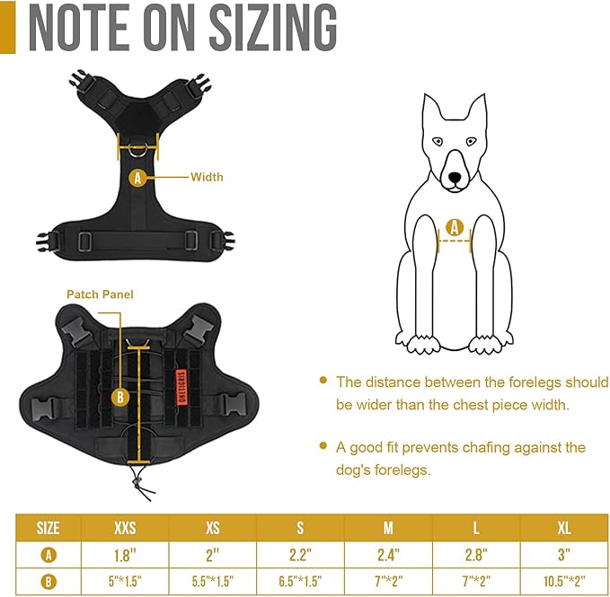 OneTigris Tactical Dog Harness Vest