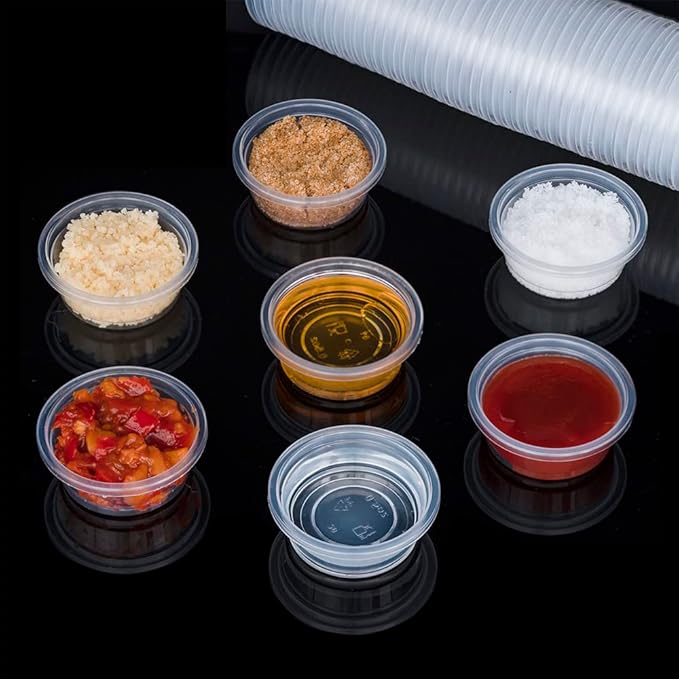 200 pcs 0.5oz Crested Gecko Food and Water Feeding Cups