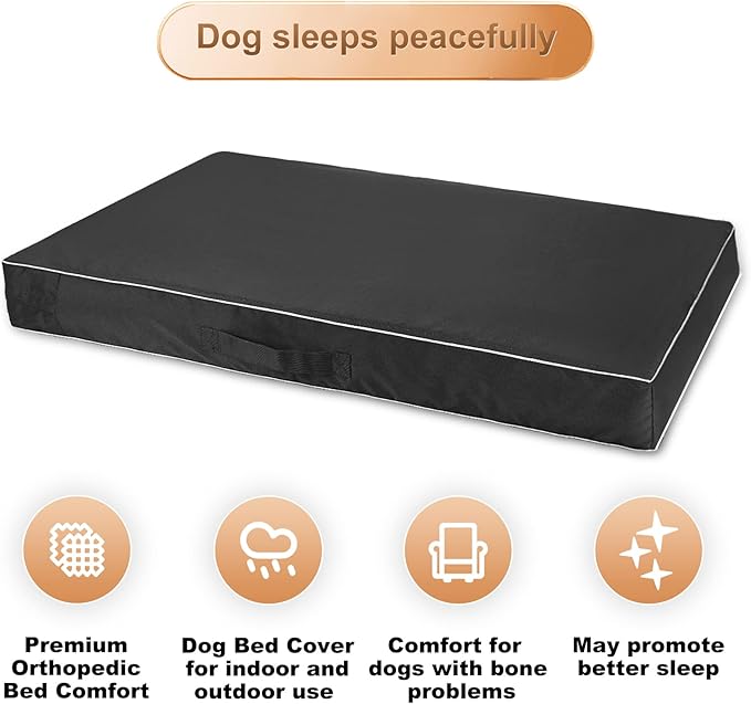 Chinchilla Waterproof Heavy Dog Bed Cover Washable