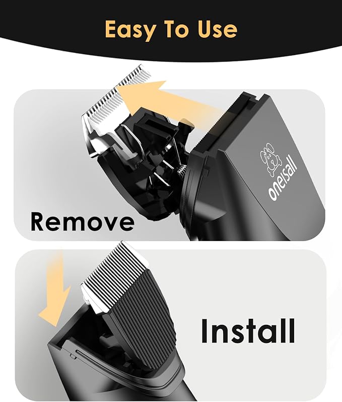 oneisall Cat Clippers for Matted Hair 2 Speed